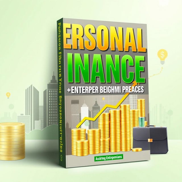 An eye-catching e-book cover design for a personal finance and entrepreneurship guide