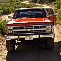 A classic 1984 Chevrolet Blazer, showcasing its timeless rugged design and robust features