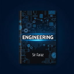 A full-size book cover design for the title "Engineering" by Sir Faraz, published in 2025