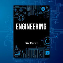 A full-size book cover design for the title "Engineering" by Sir Faraz, published in 2025
