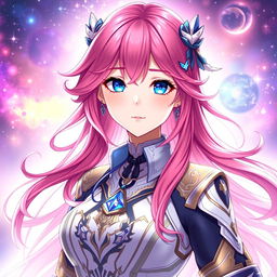A stunning portrait of Fuxuan from Honkai Star Rail, showcasing her stylish transformation