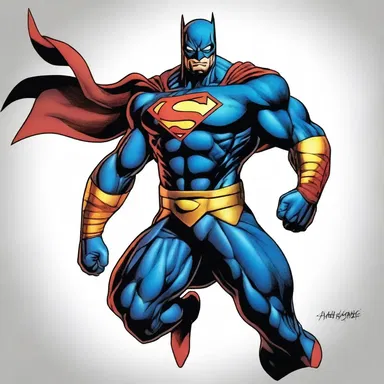 The superhero's suit had sharp acanthas on the shoulders, giving him a fierce and intimidating appearance.