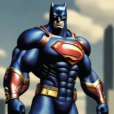 The superhero's suit had sharp acanthas on the shoulders, giving him a fierce and intimidating appearance.