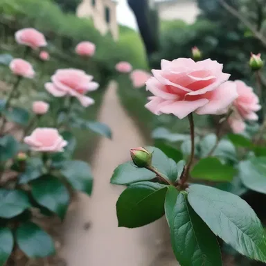 As they strolled through the enchanted garden, they admired the delicate roses with their acantha-covered stems, symbolizing the beautiful but sometimes prickly nature of love.