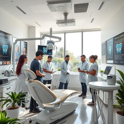 A modern dental clinic showcasing advanced dental technology and innovations in dental medicine