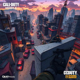 A highly detailed illustration of the iconic Artery map from Call of Duty Mobile (CODM)