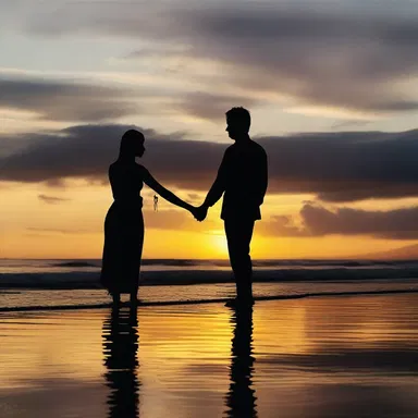 As they walked hand in hand along the beach at sunset, he whispered sweet words of love to her, like an acaricide for the loneliness in her heart.