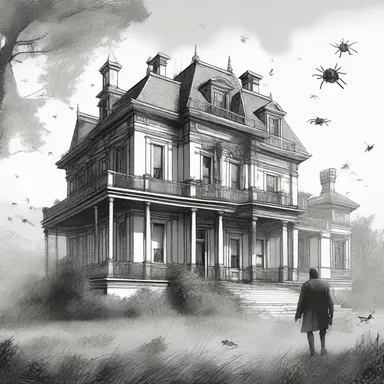 In the classic novel, the protagonist bravely fought against the mites infesting the old mansion by using an acaricide.
