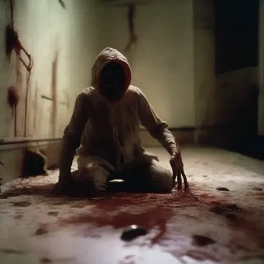 The horror movie featured a scene where the main character desperately searched for an acaricide to eliminate the blood-sucking mites haunting their home.