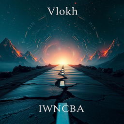 An exclusive and luxurious album cover design for an electronic track, sized 5000x5000 pixels, embodying a futuristic style