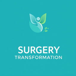 A logo design for a post-surgery transformation application, featuring a modern and sleek aesthetic