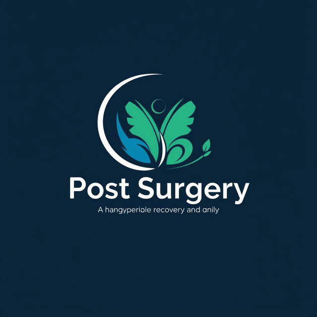 A logo design for a post-surgery transformation application, featuring a modern and sleek aesthetic