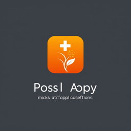 A logo design for a medical application focused on post-operative care and transformations