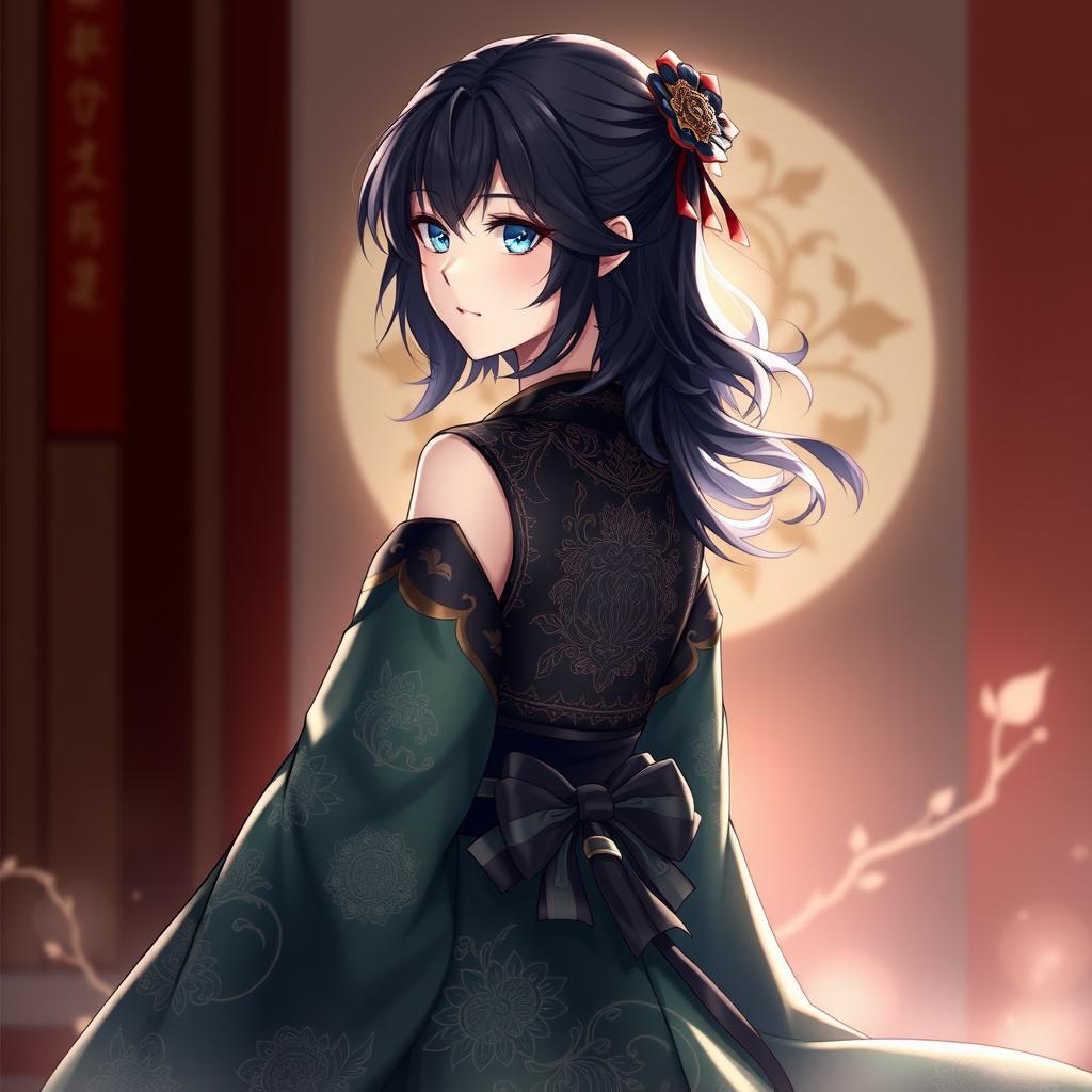 A female original character from Genshin Impact, embodying goddess-like qualities