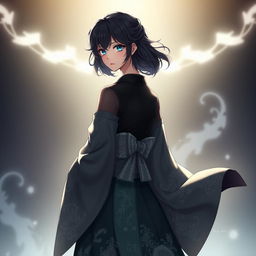 A female original character from Genshin Impact, embodying goddess-like qualities