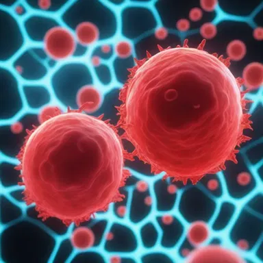 In the sci-fi movie, the protagonist's blood cells were transformed into acaryotes to enhance their combat abilities.