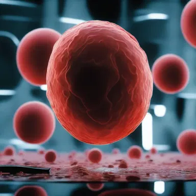 In the sci-fi movie, the protagonist's blood cells were transformed into acaryotes to enhance their combat abilities.