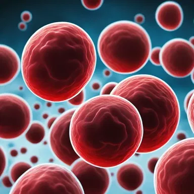 In the sci-fi movie, the protagonist's blood cells were transformed into acaryotes to enhance their combat abilities.