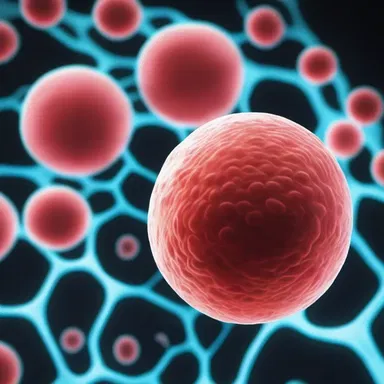 In the sci-fi movie, the protagonist's blood cells were transformed into acaryotes to enhance their combat abilities.
