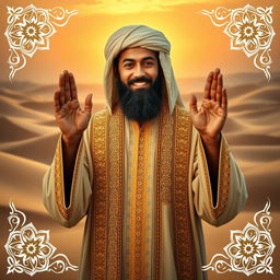 A beautiful representation of Mahdi, the awaited figure in Islamic tradition