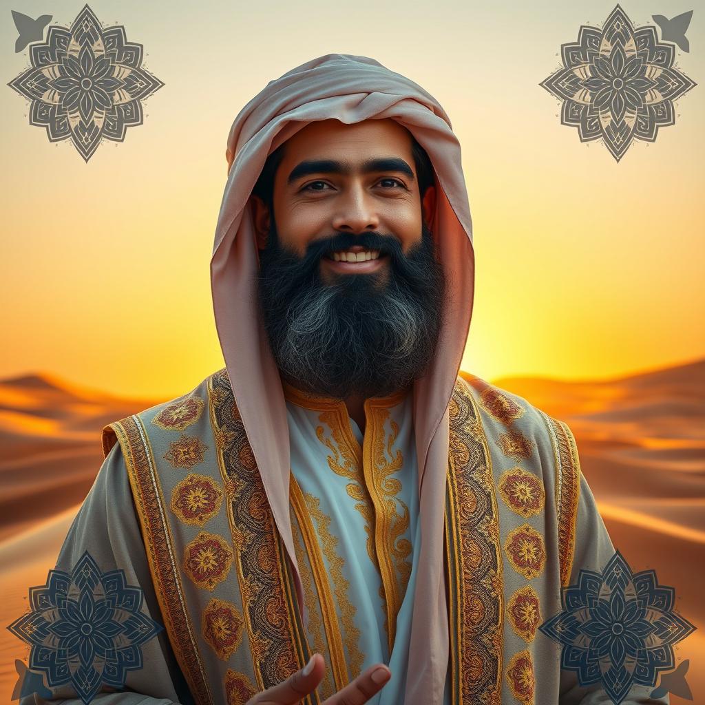 A beautiful representation of Mahdi, the awaited figure in Islamic tradition