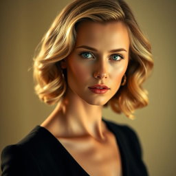 A stunning portrait of Vanessa Kirby, showcasing her elegance and grace