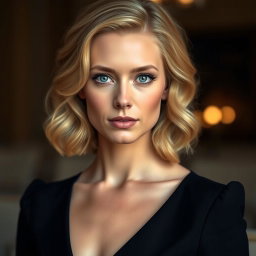 A stunning portrait of Vanessa Kirby, showcasing her elegance and grace