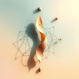A visually striking artwork that blends philosophical symbolism with elements inspired by logic and Kahalam