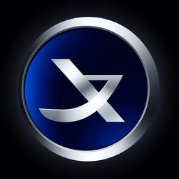 A modern and sleek logo design featuring a stylized letter 'A' incorporated into a circular emblem