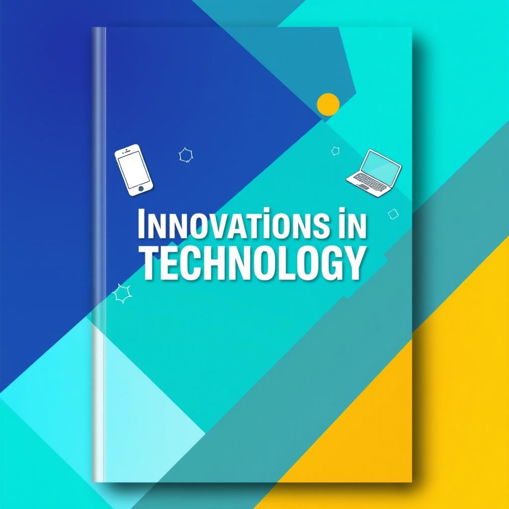 An eye-catching and modern eBook cover featuring a sleek design, vibrant colors, and an abstract geometric pattern
