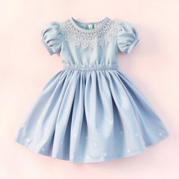 A beautiful dress for a toddler, designed for a 2-year-old girl