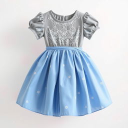 A beautiful dress for a toddler, designed for a 2-year-old girl
