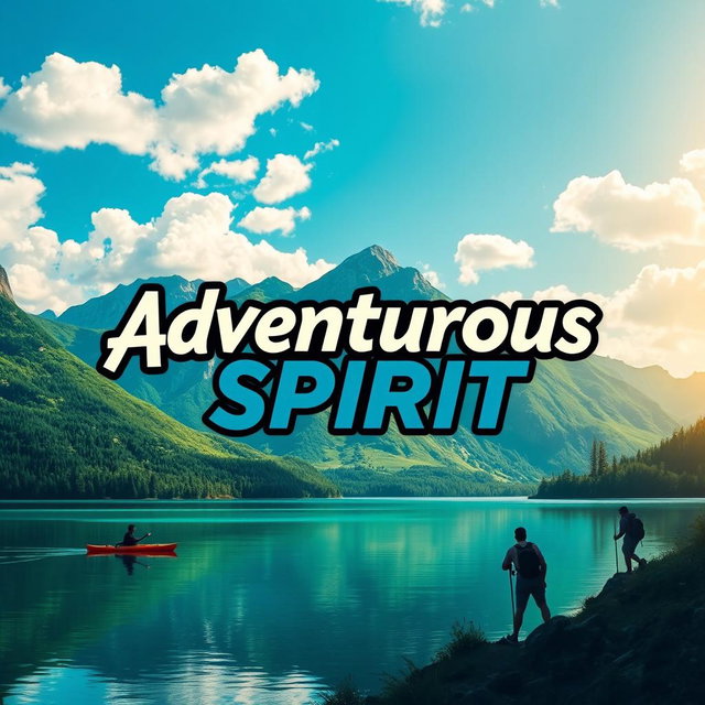A vibrant and engaging YouTube banner that captures the essence of adventure and creativity