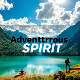 A vibrant and engaging YouTube banner that captures the essence of adventure and creativity