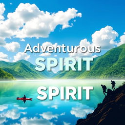 A vibrant and engaging YouTube banner that captures the essence of adventure and creativity