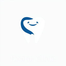 A modern and sleek dental logo featuring a stylized tooth icon with a blue and green color palette