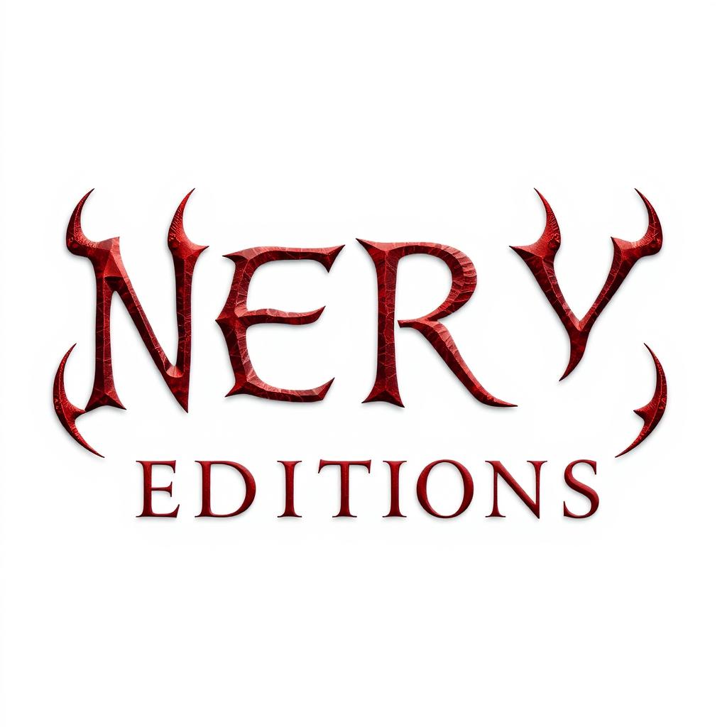 The text 'NERY EDITIONS' is creatively designed with a white background