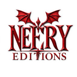 The text 'NERY EDITIONS' in a striking design, with a bright white background