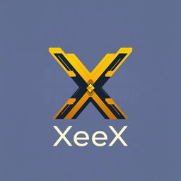 An eye-catching logo design for 'XeeX', tailored for cryptocurrency