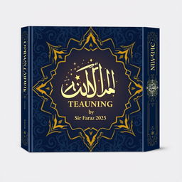 A full-size straight book cover for the title 'Quran Teaching' by Sir Faraz 2025