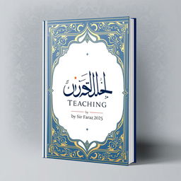 A full-size straight book cover for the title 'Quran Teaching' by Sir Faraz 2025