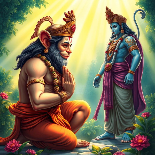 Majestic Hanuman: The Powerful Deity