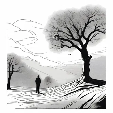 The author cleverly used metaphors to accentuate the protagonist's feelings of despair in the story.