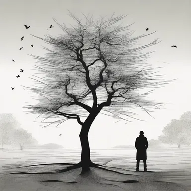 The author cleverly used metaphors to accentuate the protagonist's feelings of despair in the story.