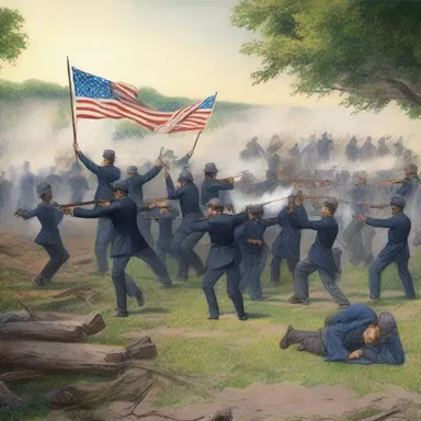 The teacher accentuated the importance of the Battle of Gettysburg during the Civil War.