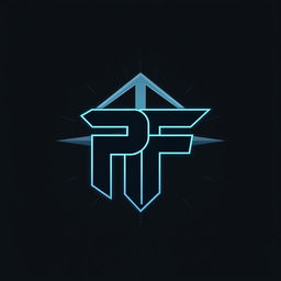 A modern logo featuring a stylized monogram of the letters "PF"