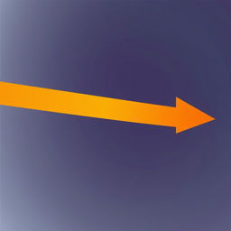 A visual depiction of a vector represented as an arrow with equal magnitude and direction, where the line of the arrow is unified, showcasing its strength