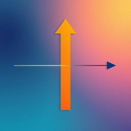 A visual depiction of a vector represented as an arrow with equal magnitude and direction, where the line of the arrow is unified, showcasing its strength