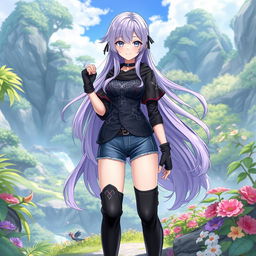 A female original character (OC) inspired by Genshin Impact, set in the Sumeru region