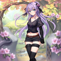 A female original character (OC) inspired by Genshin Impact, set in the Sumeru region
